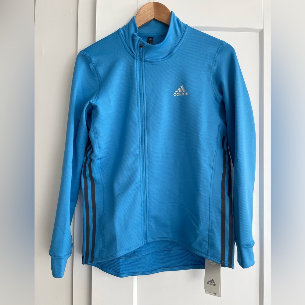 adidas men the COLD DRY Long Sleeve Cycling Jersey size M